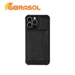 Estuche Porta Tarjetas de Cuero - iPhone 15 Pro Max