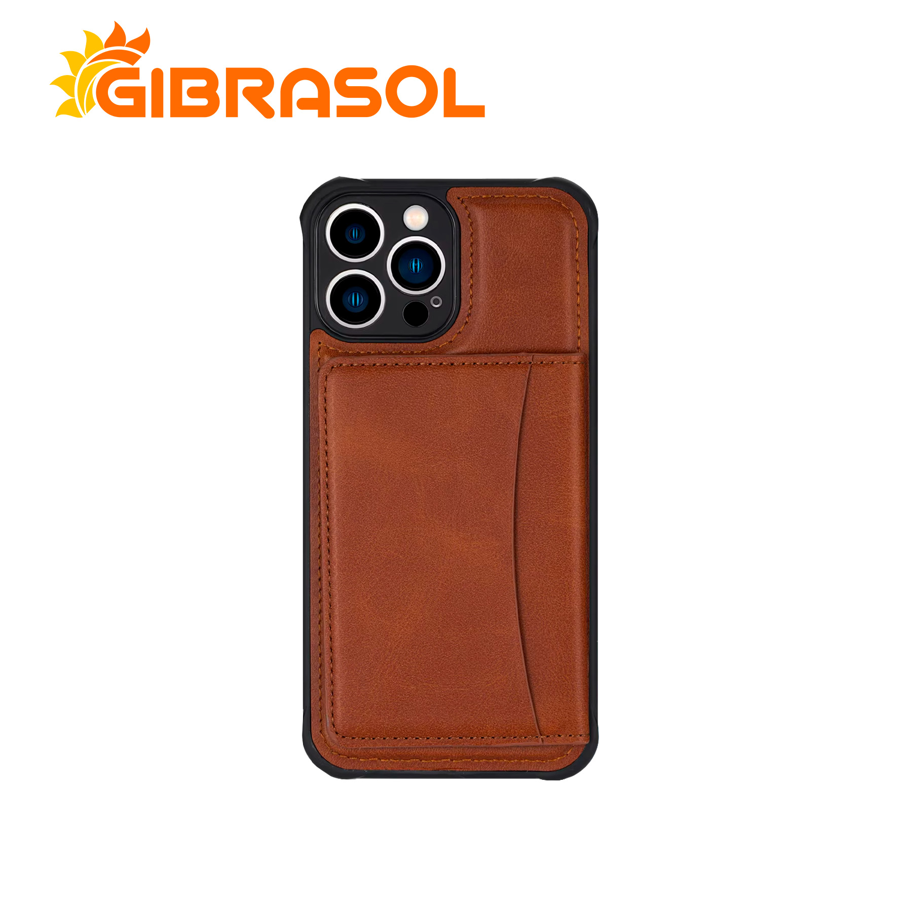 02 F8S008 Estuche Porta Tarjetas de Cuero - iPhone 14 Pro - Imagen 1