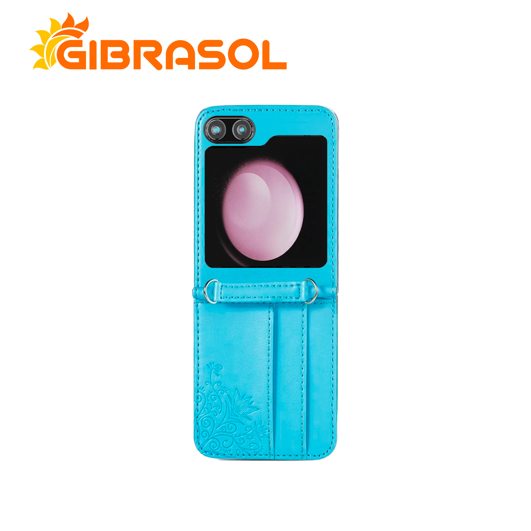 02 PRE010 Estuche de Cuero - Samsung Z Flip 5 - Imagen 1
