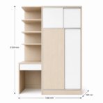 Armario con 4 puertas y 1 gavetas - Imagen 2