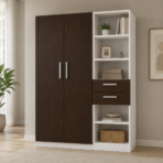 Armario con 2 puertas y 2 gavetas