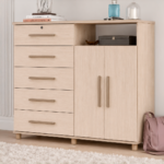 Gavetero con cajón y puertas