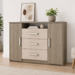 Gavetero con cajón y puertas