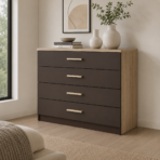 Gavetero con cajón y puertas