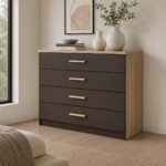 Gavetero con cajón y puertas