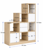 Organizador + puertas - Melamina - Imagen 2