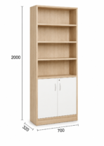Organizador + puertas - Melamina - Imagen 2
