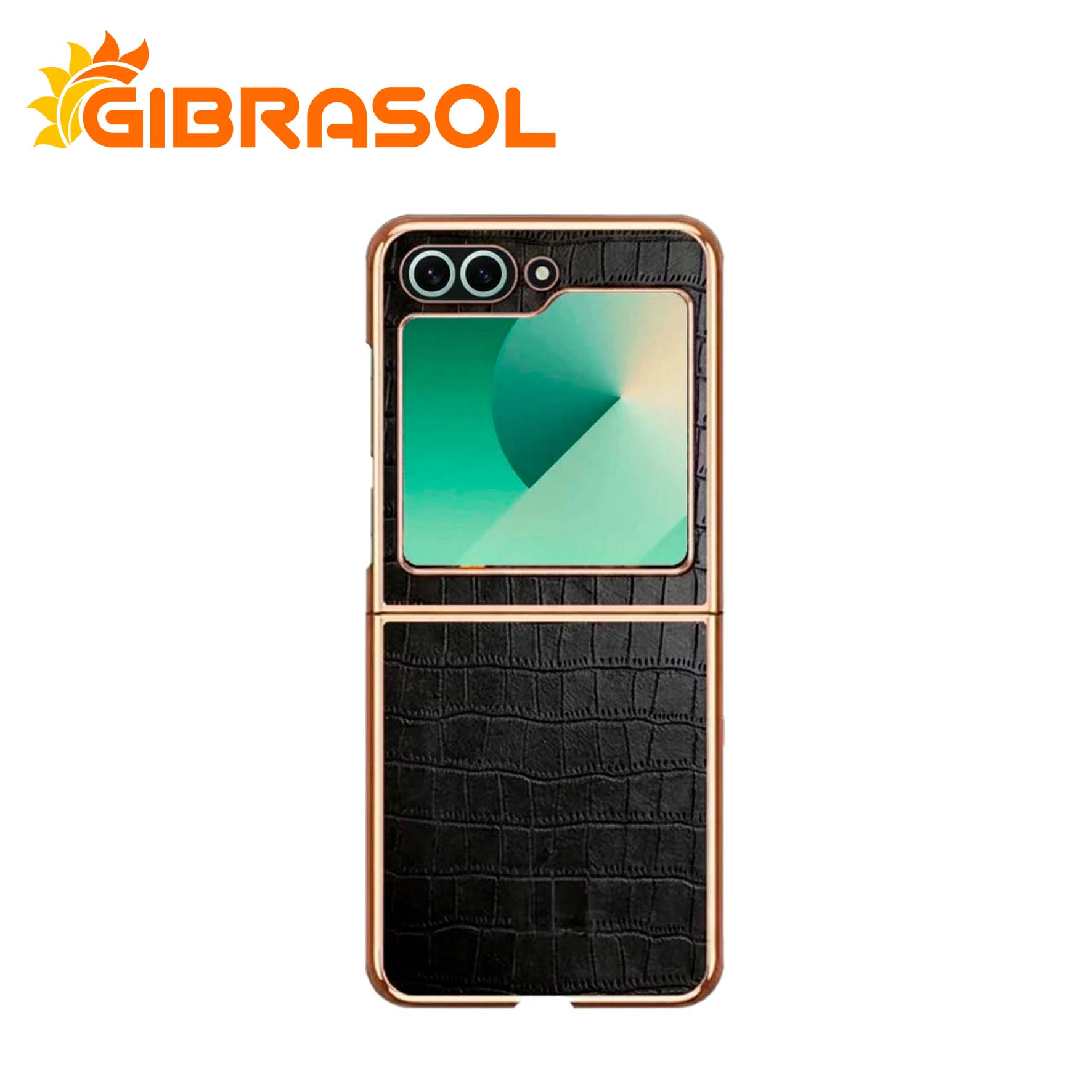 E9R007 SAMSUNG Z FLIP 6 4 Estuche De Orilla Dorada - Samsung Z Flip 6 - Imagen 1