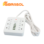 Extención de Enchufe - 4 USB + 1 TIPO C - 1875 W