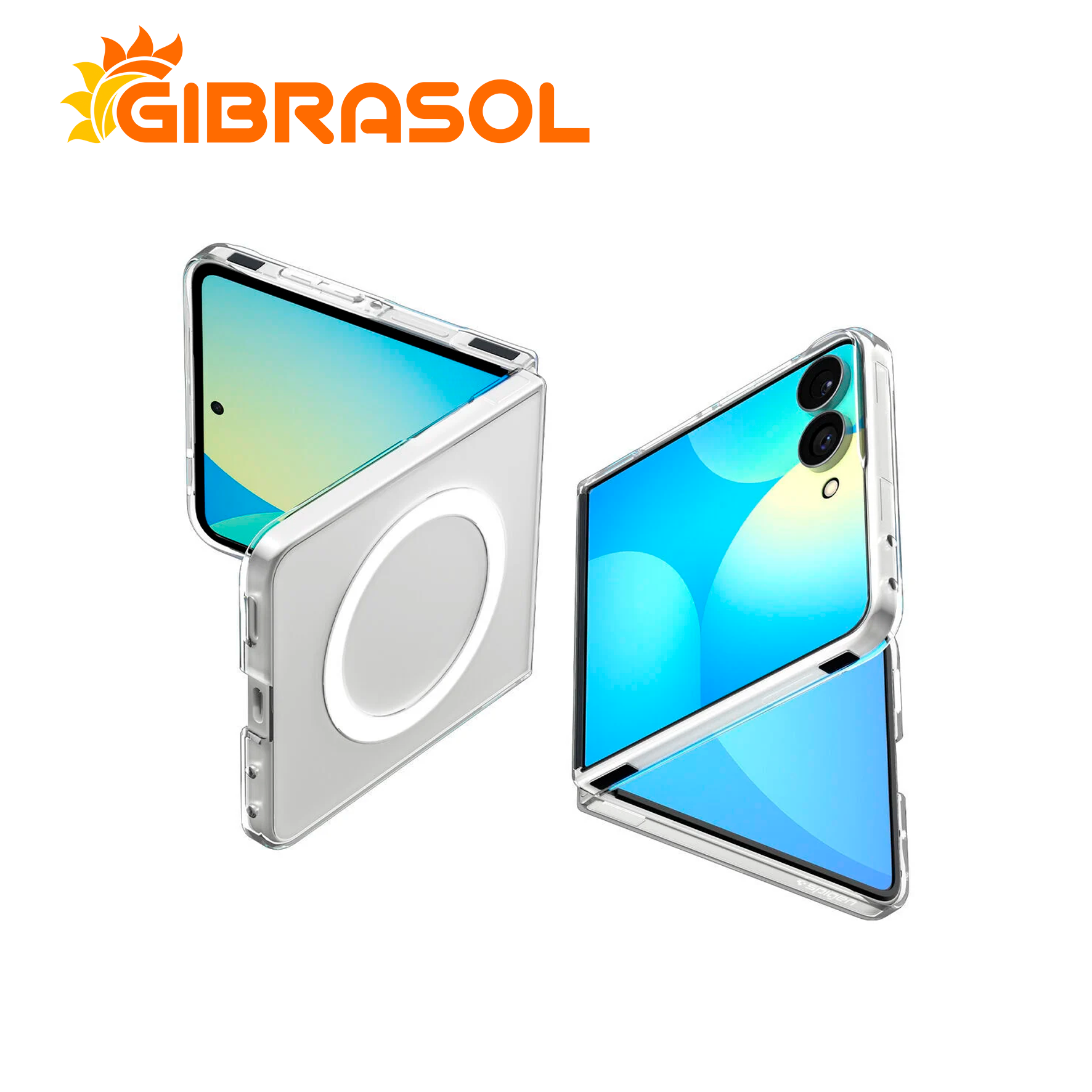 01 XX1B001 Estuche Transparente - Z Flip 8 - Imagen 1