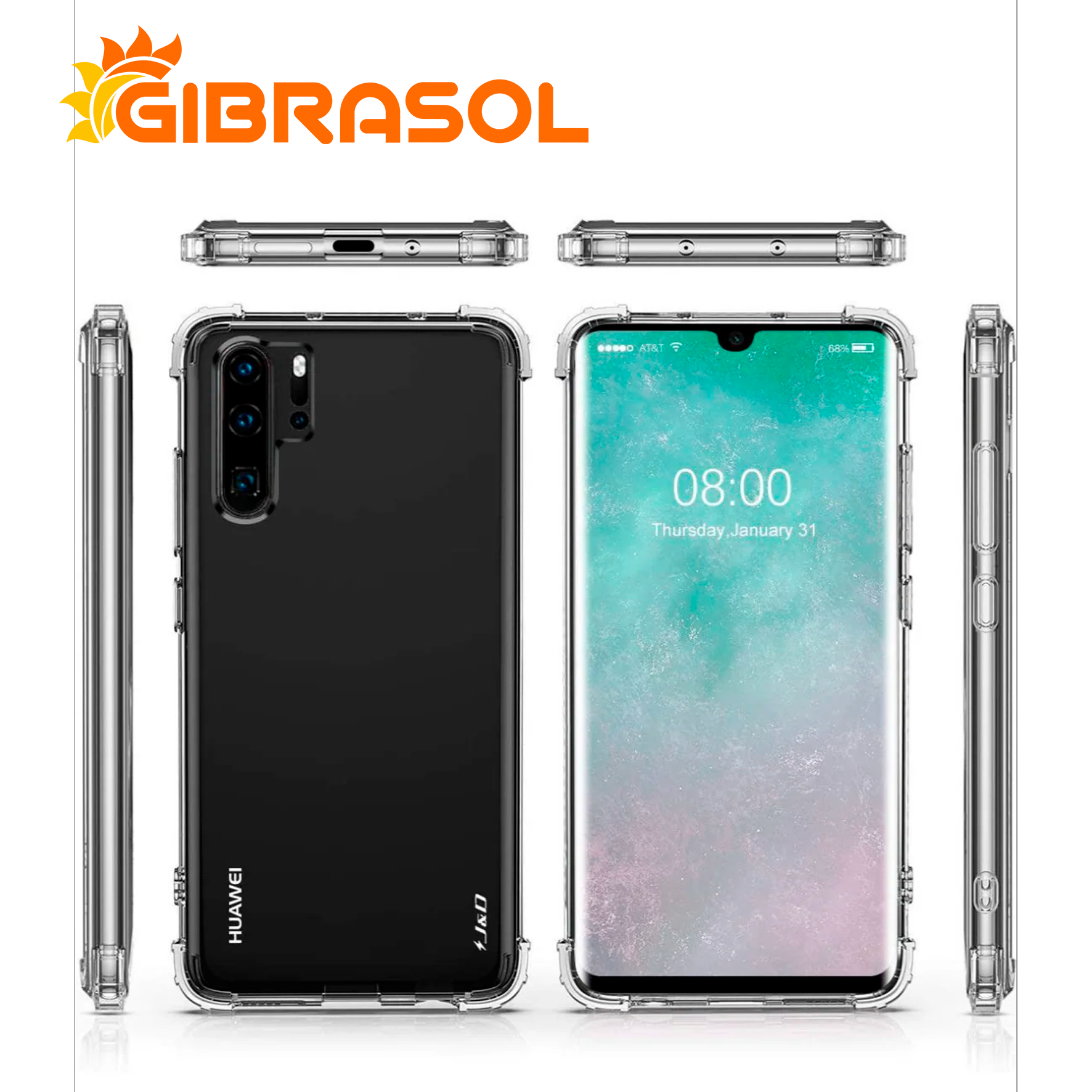 TR4024 HUAWEI P30 PRO 3 Estuche Transparente – Huawei P30 Pro - Imagen 1