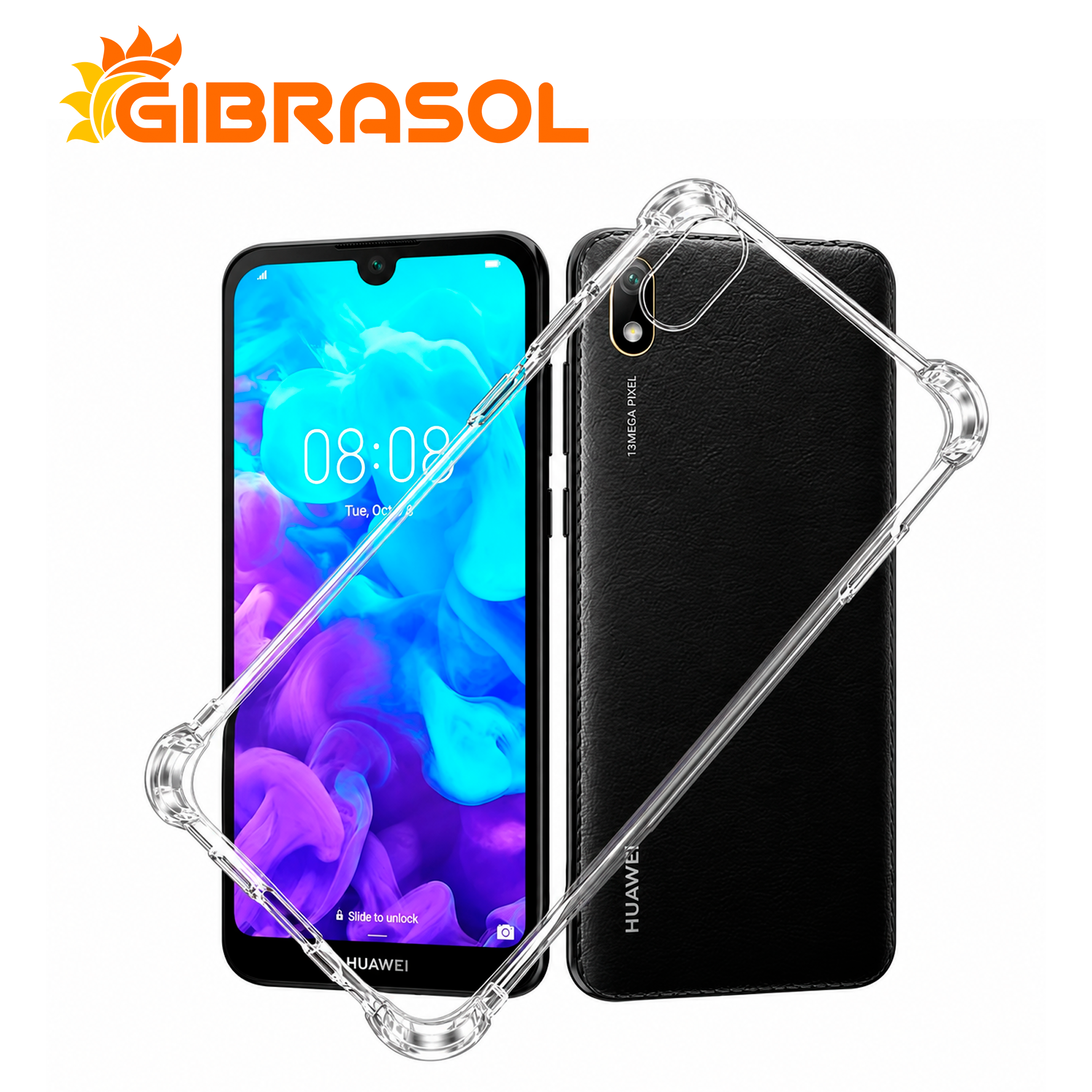 TR4030 HUAWEI Y5 2019 2 Estuche Transparente – Huawei Y5 2019 - Imagen 1