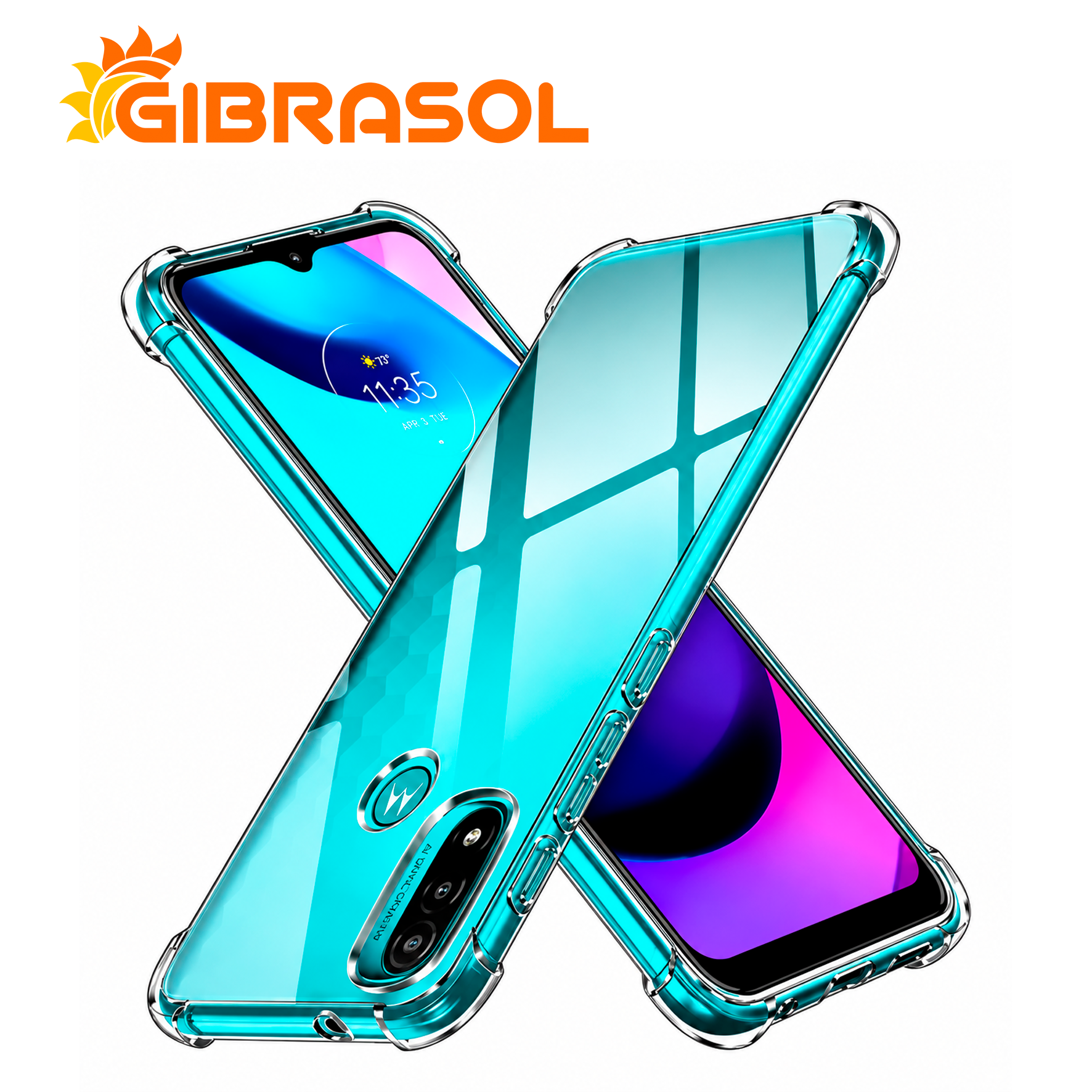 TR4070 MOTOROLA E20 E30 E40 Estuche Transparente – Motorola E40 - Imagen 1