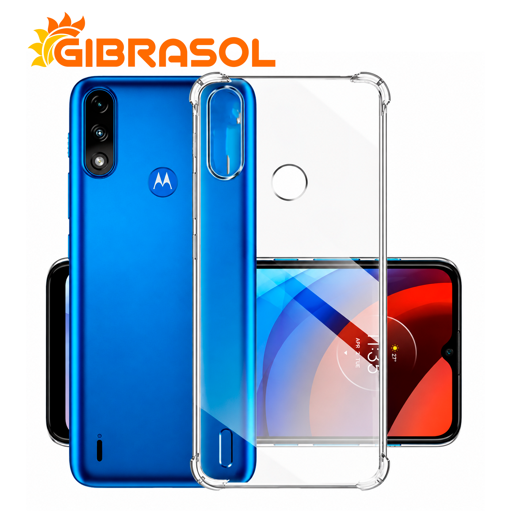 TR4077 MOTOROLA E7 POWER 4 Estuche Transparente – Motorola E7 Power - Imagen 1