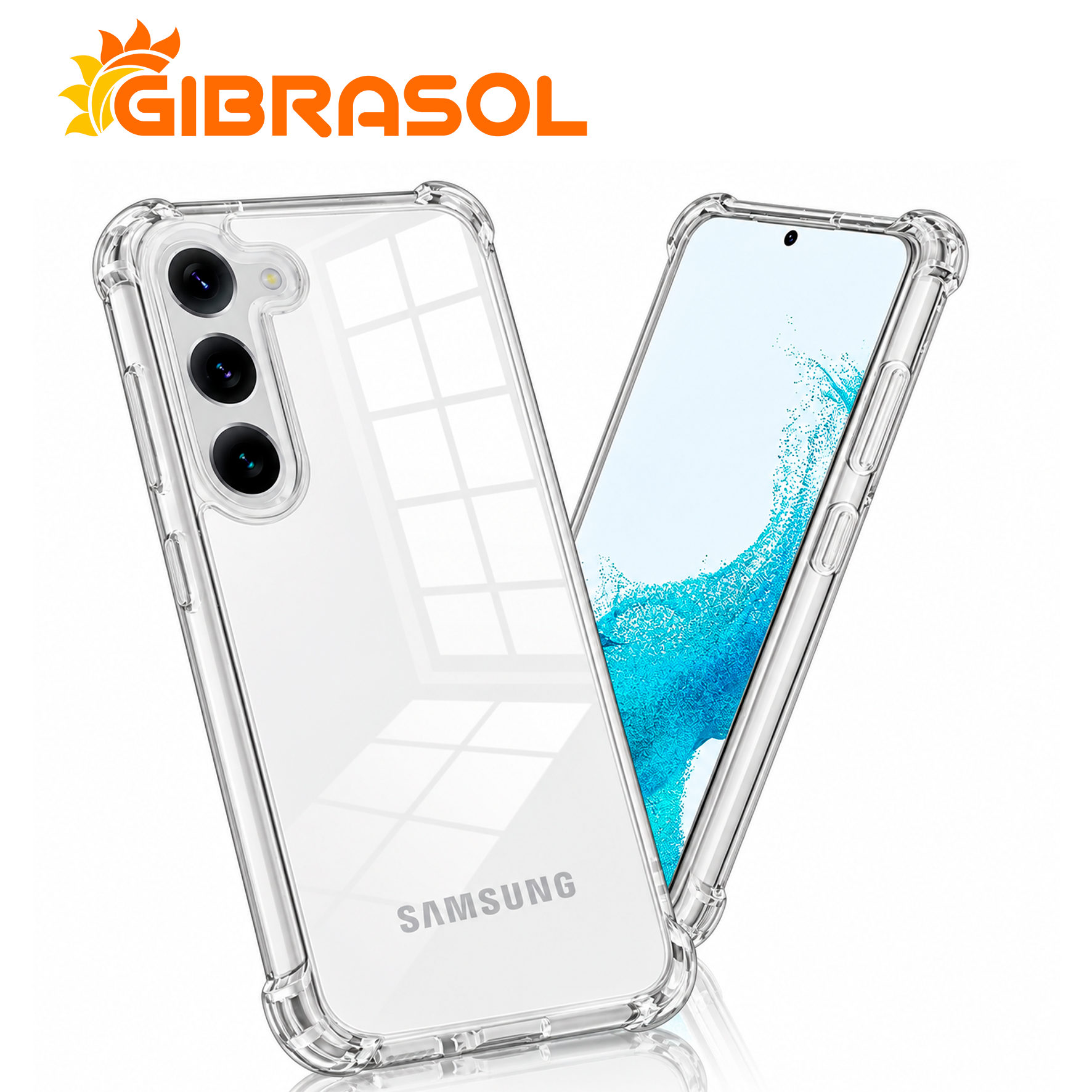 TR4276 SAMSUNG S23 2 Estuche Transparente – Samsung S23 - Imagen 1