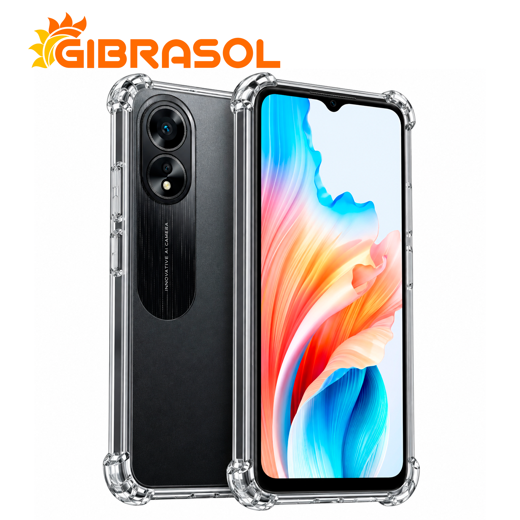 TR4319 OPPO A38 2 Estuche Transparente – Oppo A58 - Imagen 1