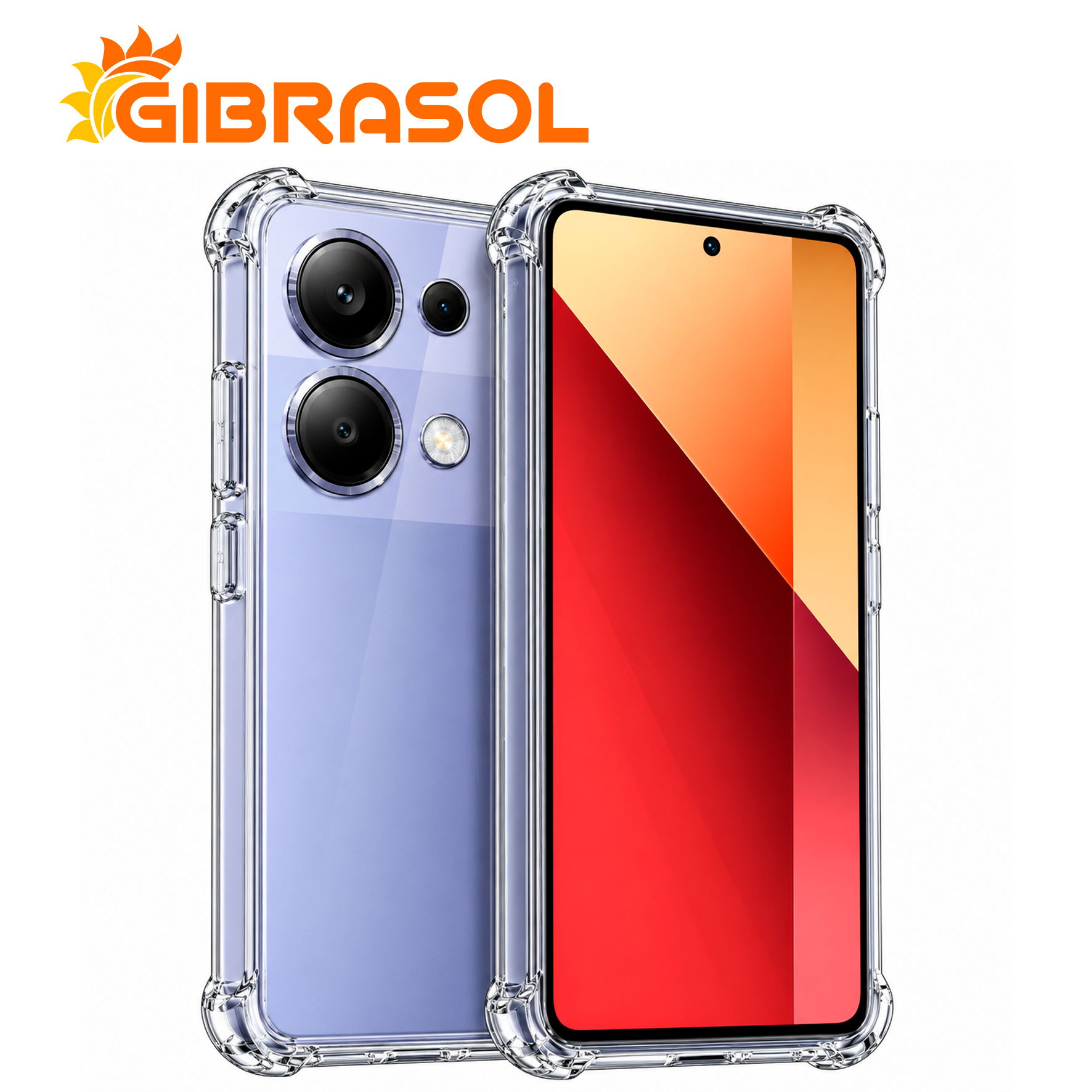 TR4326 REDMI NOTE 13 PRO 4G 2 Estuche Transparente – Redmi Note 13 Pro 4G - Imagen 1