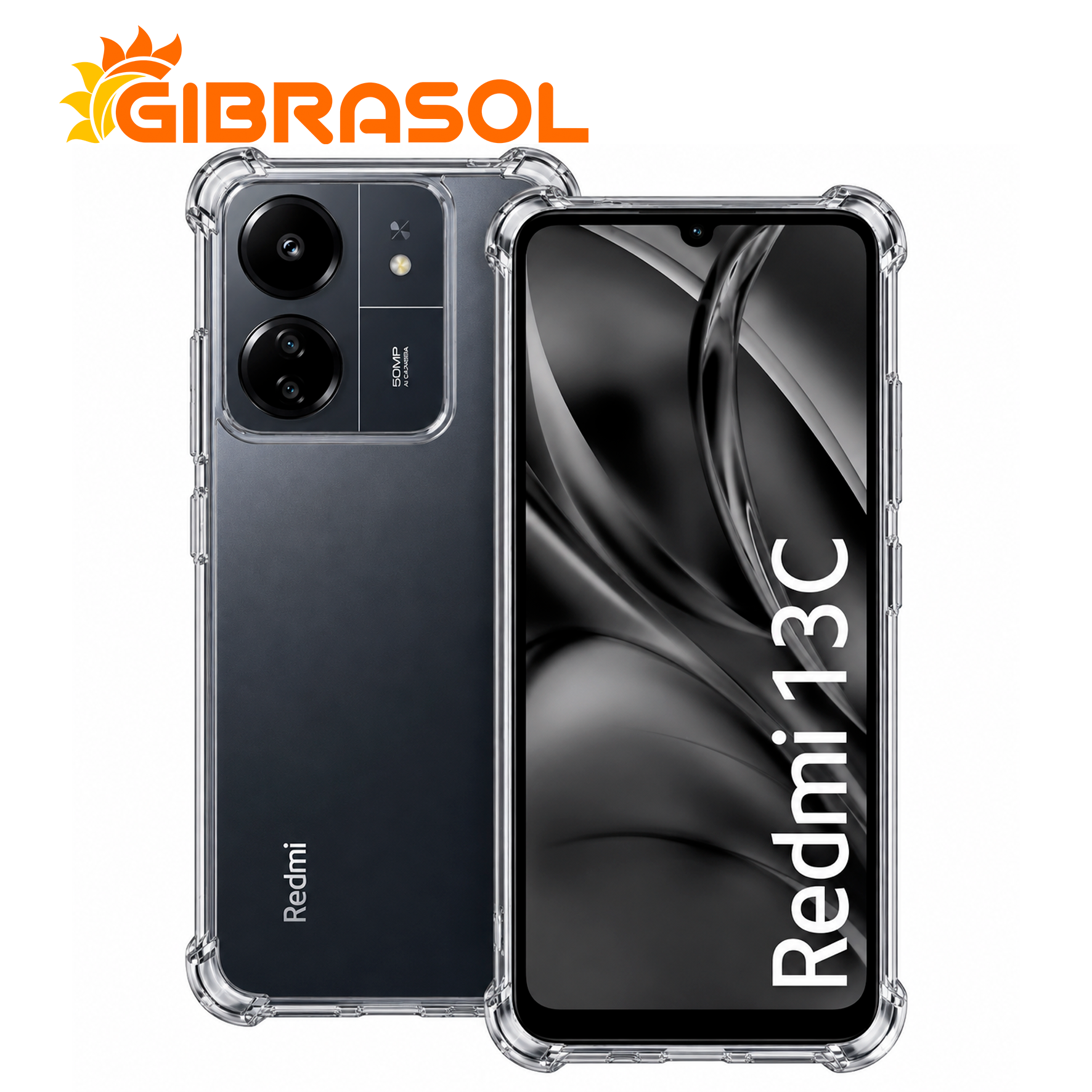 TR4329 REDMI 13C 2 Estuche Transparente – Redmi 13C - Imagen 1